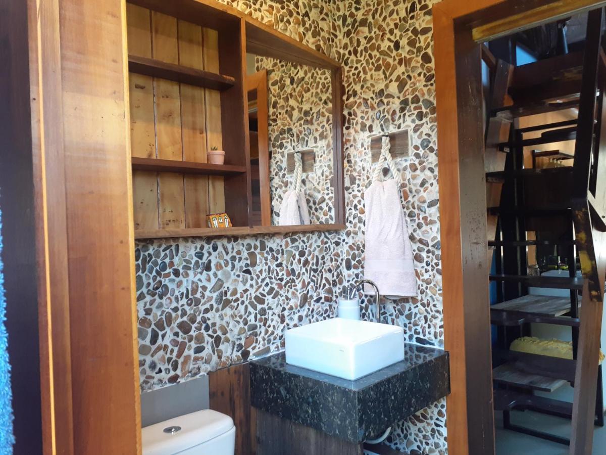 Jabuticasa Cabana De Madeira Na Praia Penha  Kültér fotó